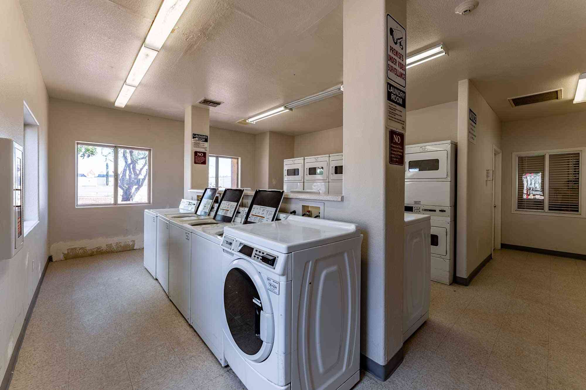 laundry facility other end