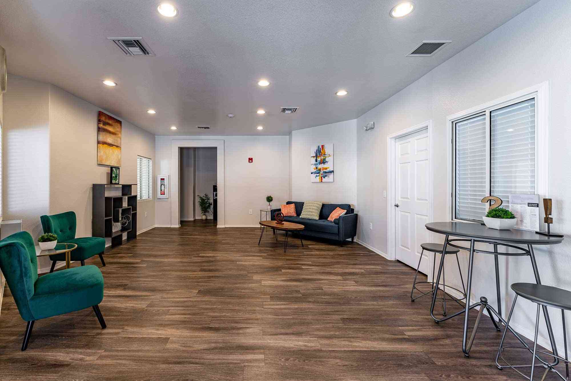 decorated livingroom
