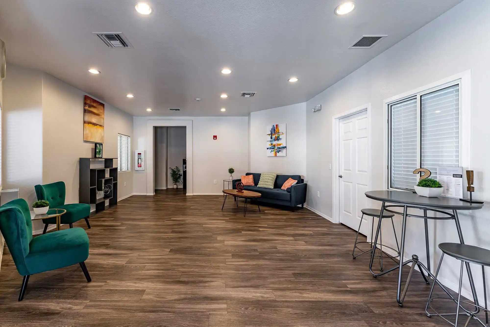 Sahuarita Mission apartment decorated living room
